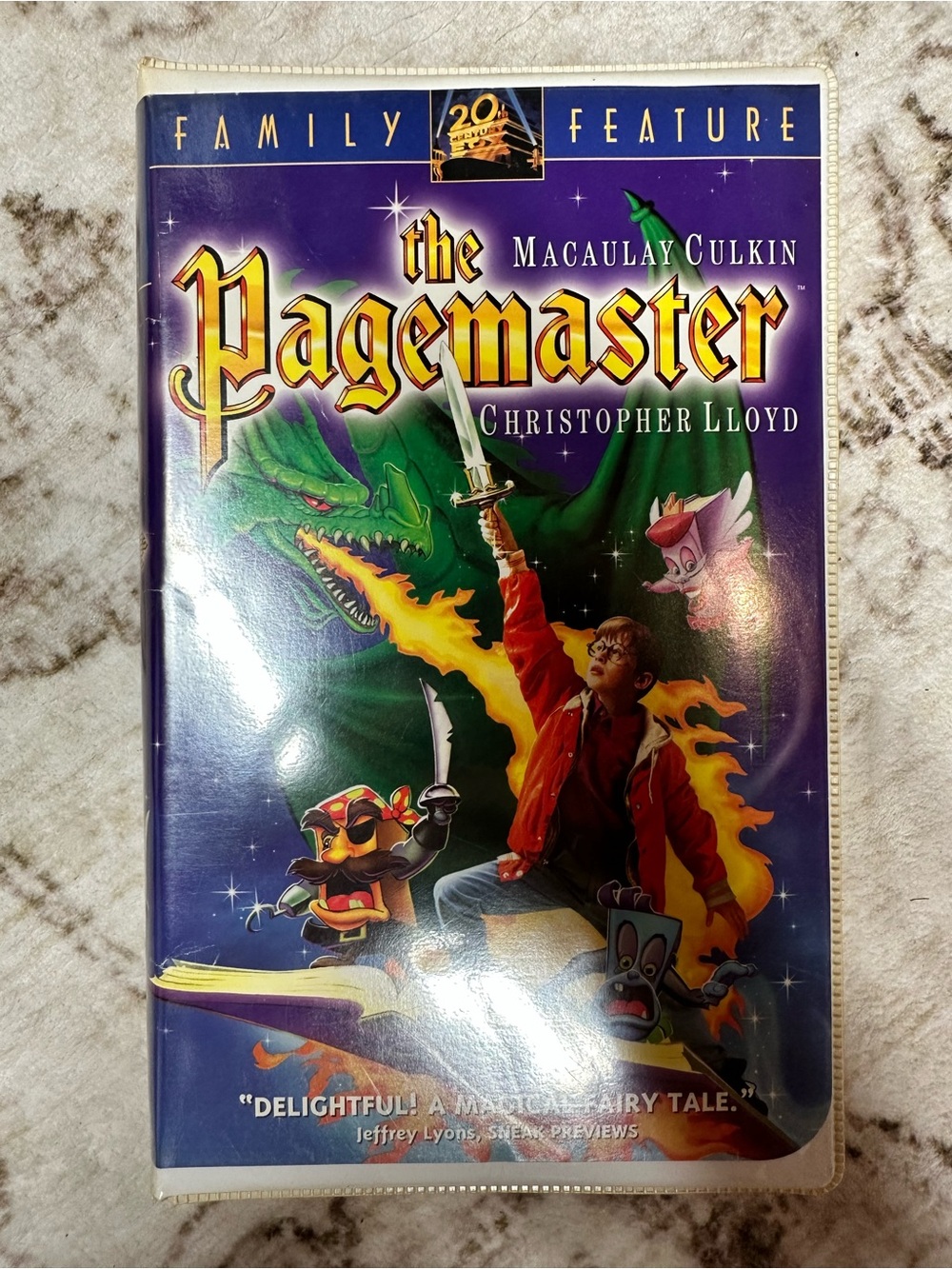 The Pagemaster (VHS 1995 Clamshell) Macaulay Culkin, Christopher Lloyd